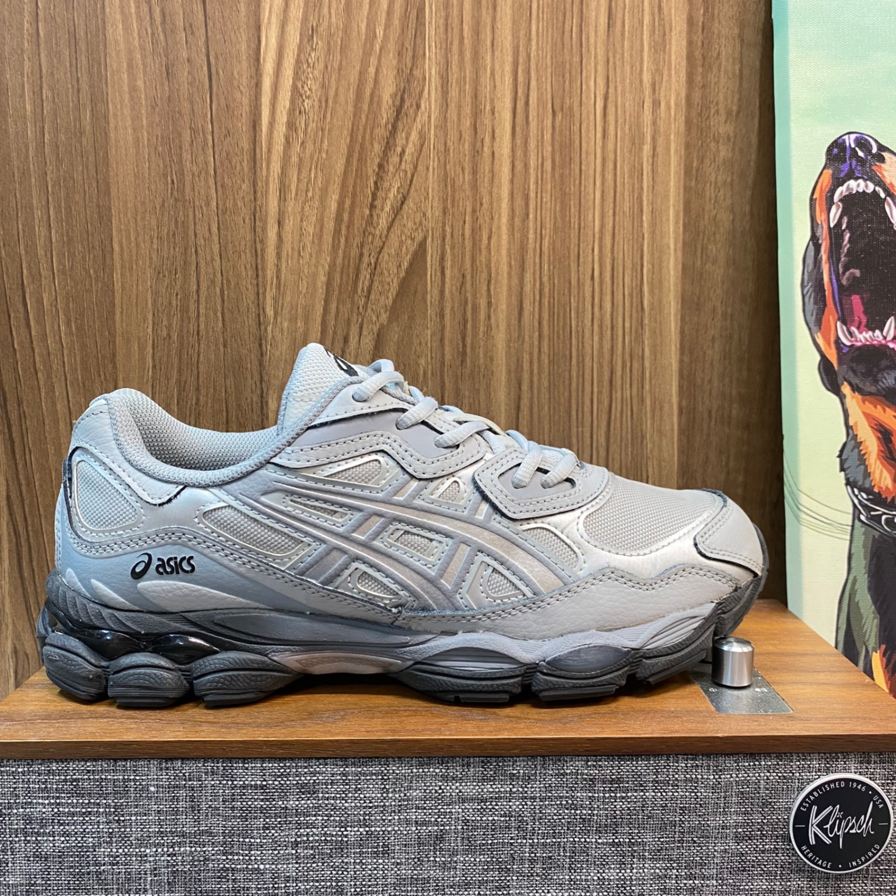 Asics Gel-NYC Grey size 41.5 (Like New Fullbox)