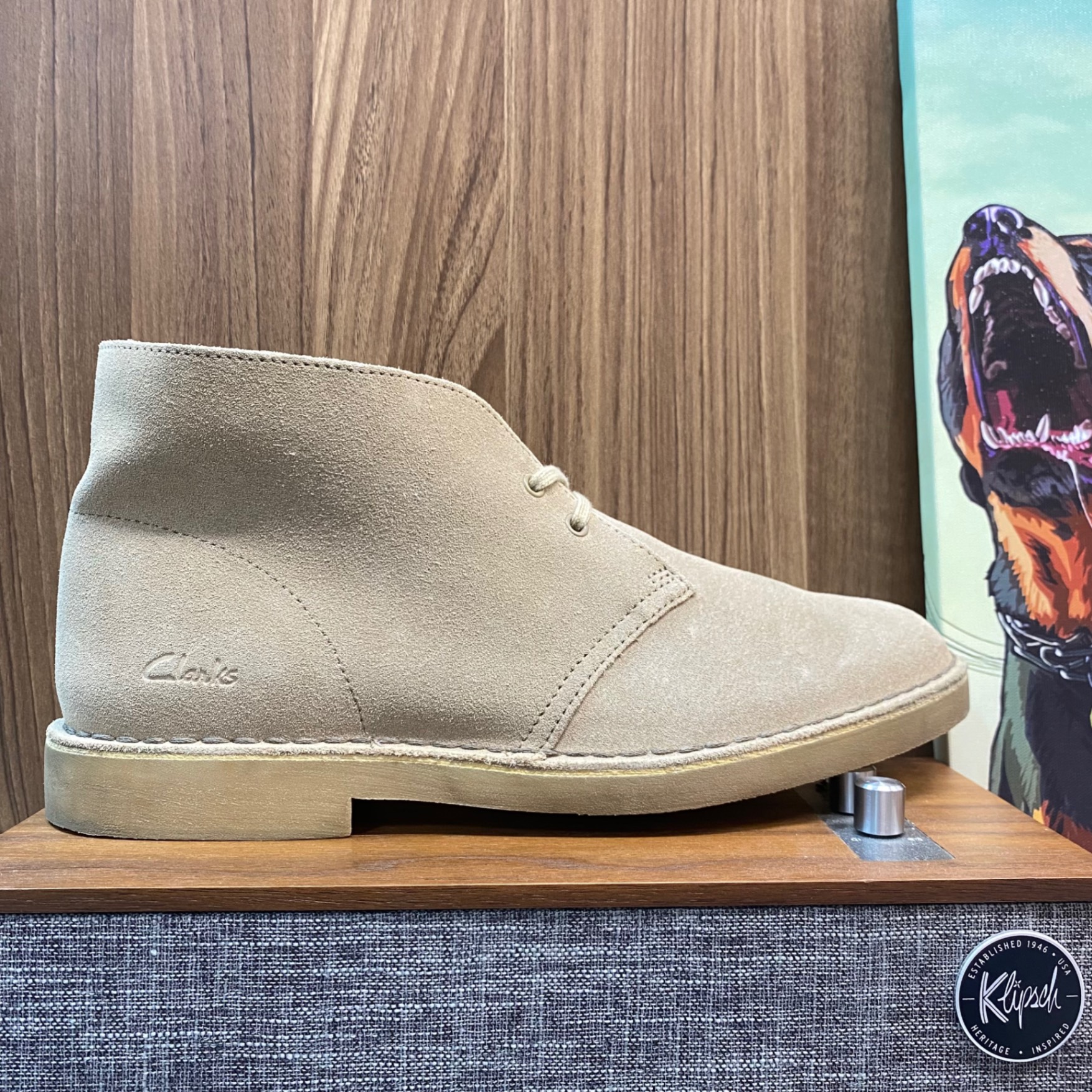 Clarks Desert Boot Suede Sand size 44.5