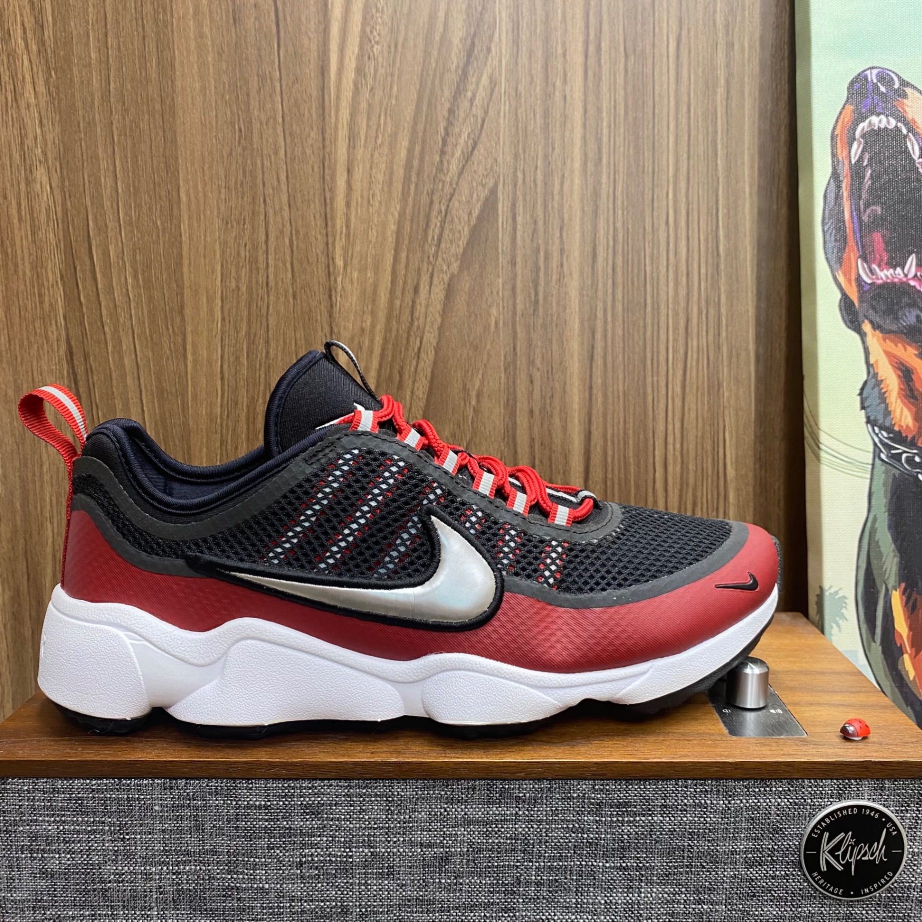 Nike Zoom Spiridon Red Platinum size 40