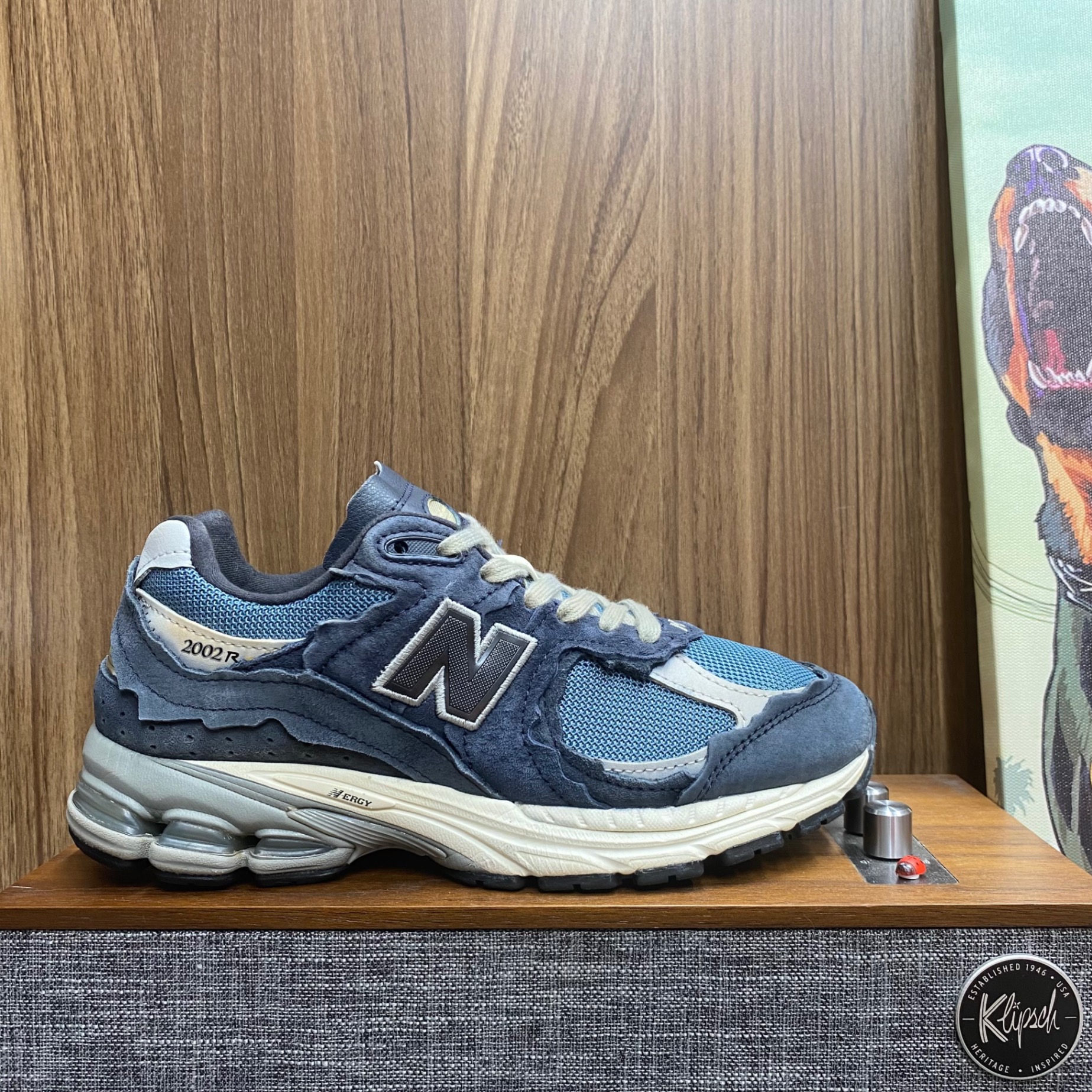New Balance 2002R Protection Pack Navy size 37.5