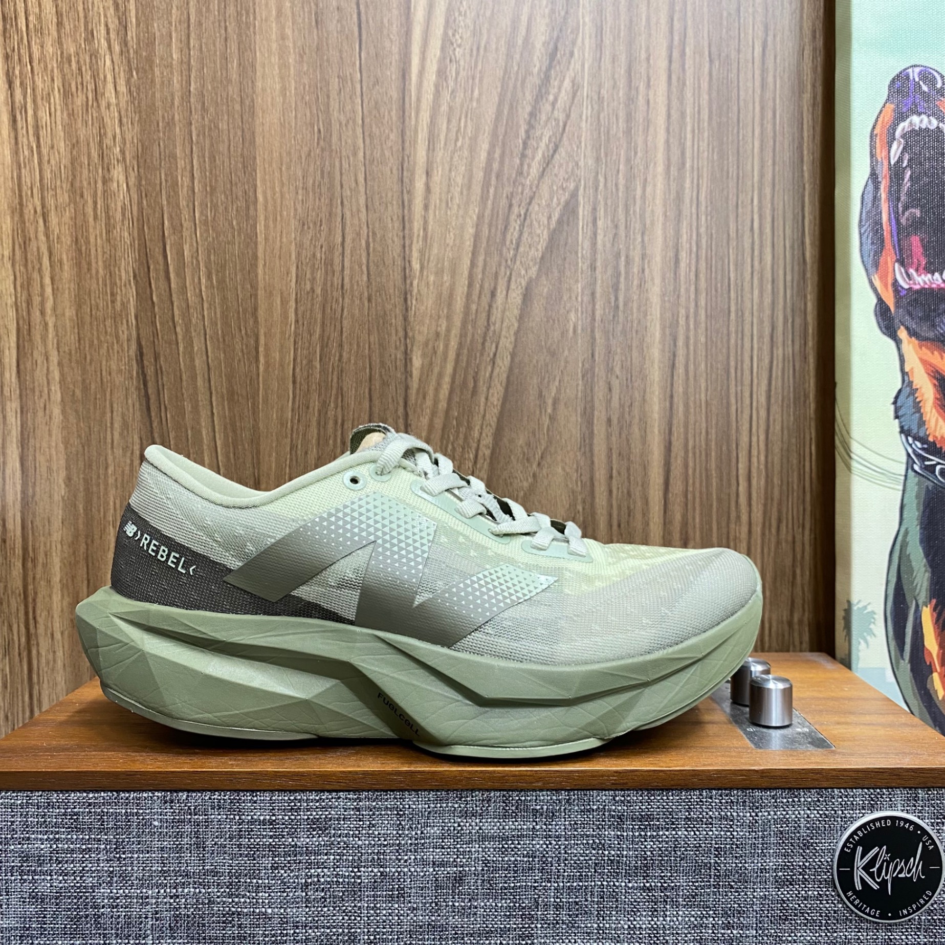New Balance Rebel v4 Olive size 37 (Fullbox)