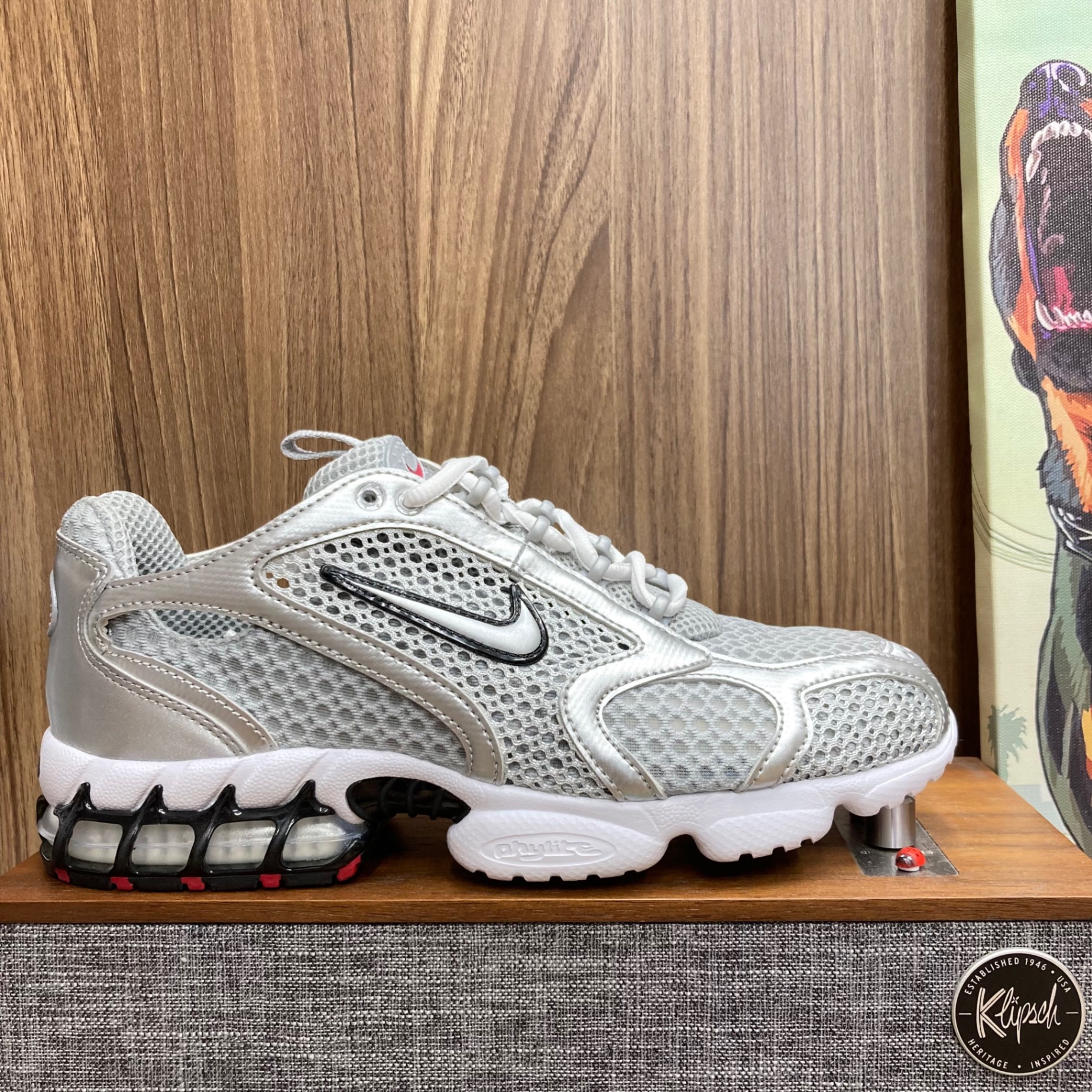 Nike Zoom Spiridon Silver size 42 (Fullbox)