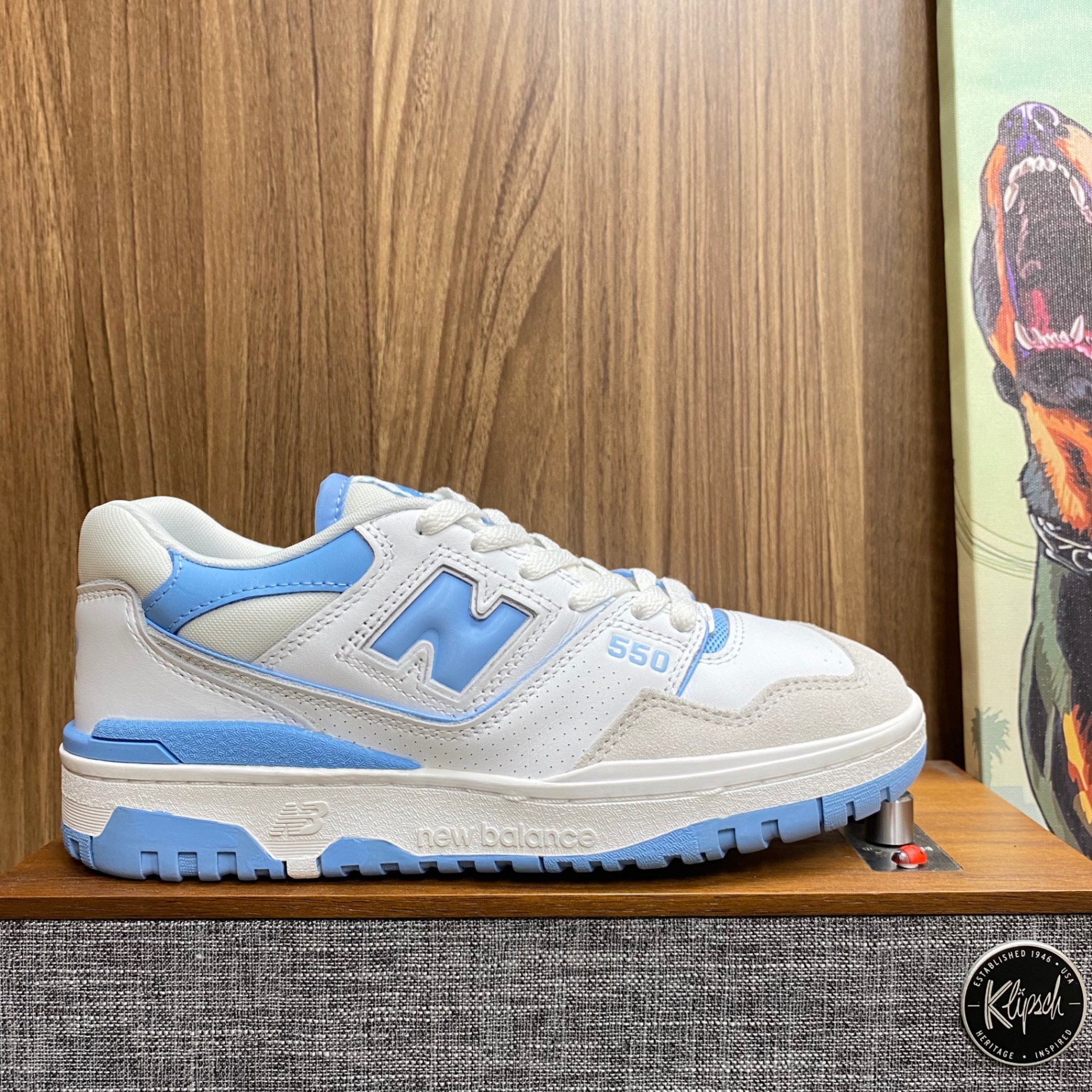 New Balance 550 White Blue size 40 (New-Fullbox)