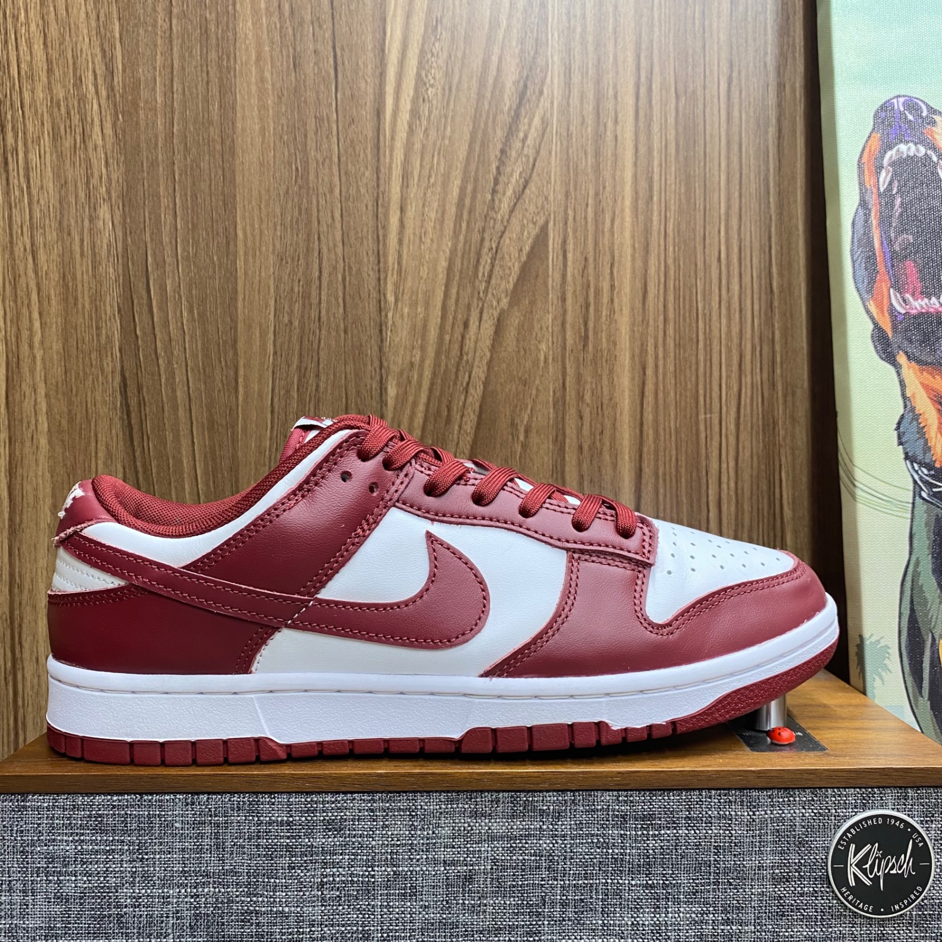 Nike Dunk Low Team Red size 44