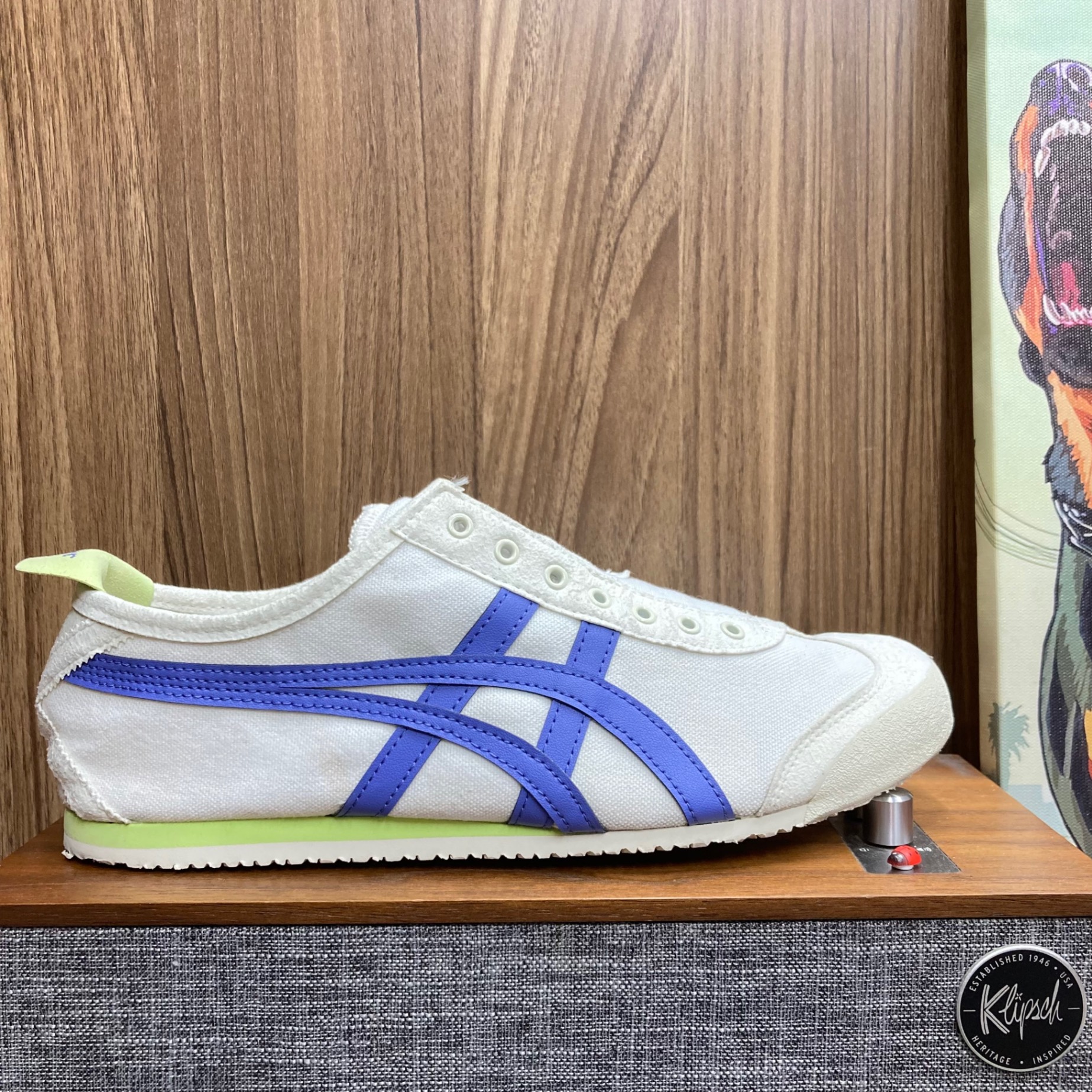 Onitsuka Tiger M66 Slip-On Blue size 43.5 (Fullbox)