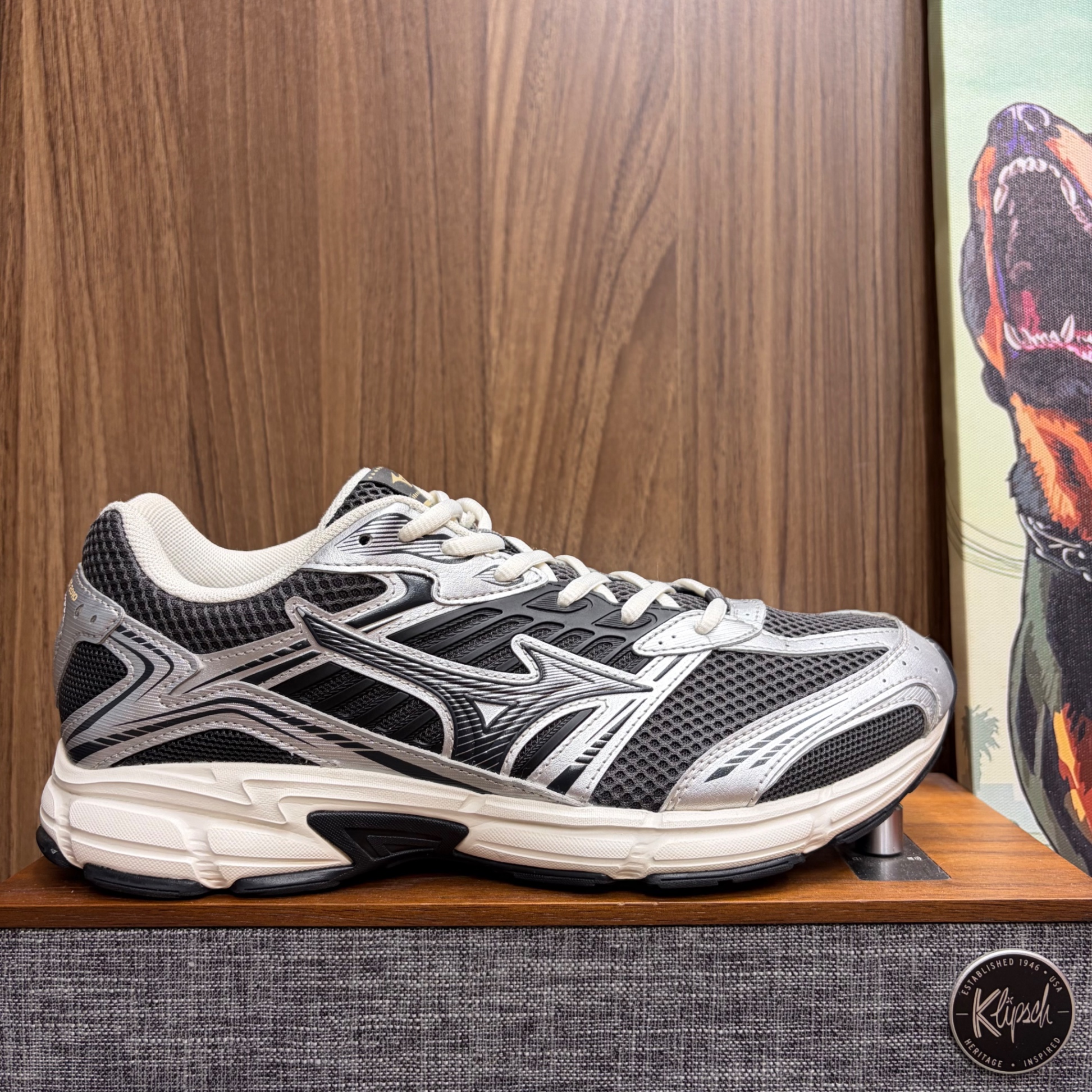 Mizuno Speed 2010 Silver Grey size 42.5 (Fb)