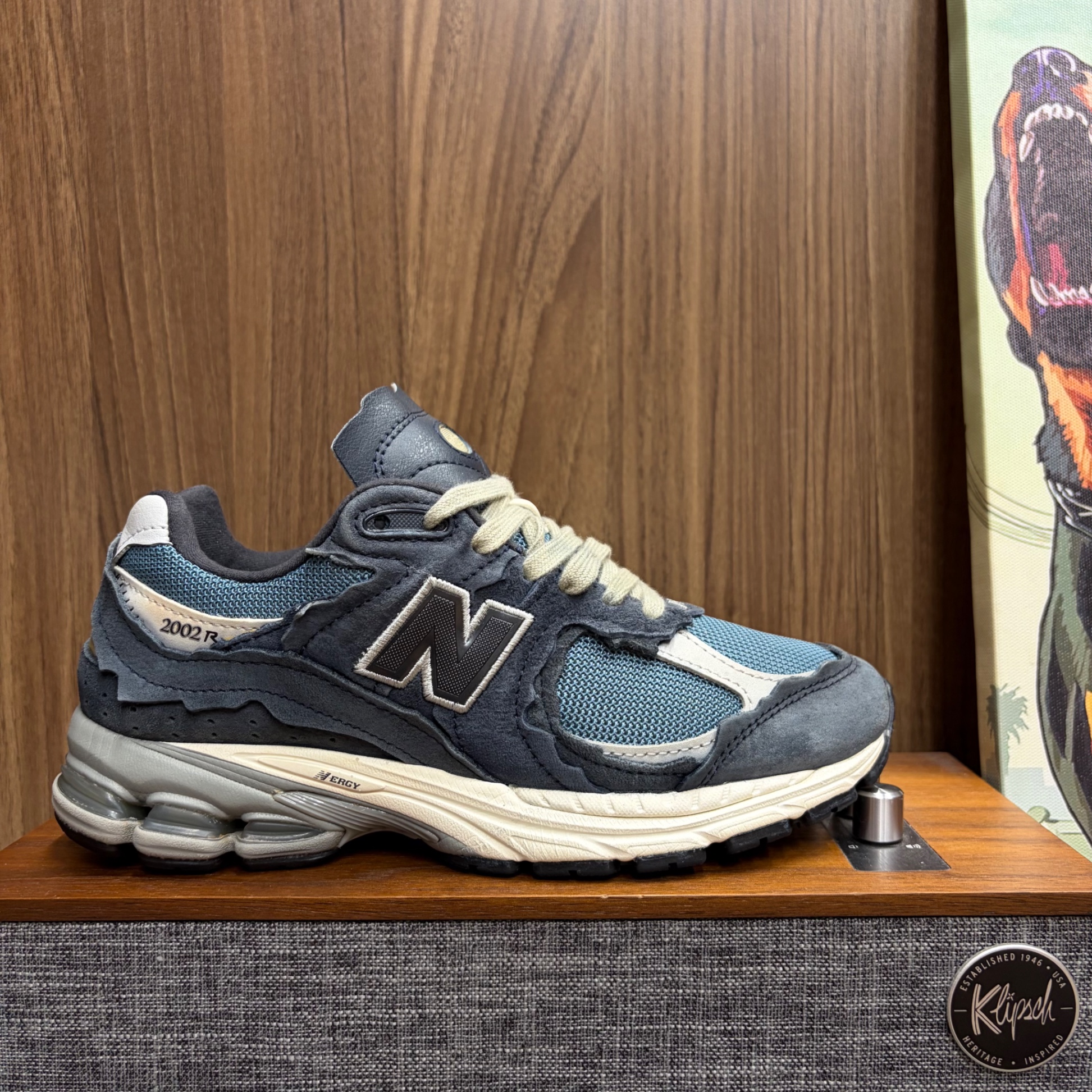 New Balance 2002R Protection Pack Navy size 37.5