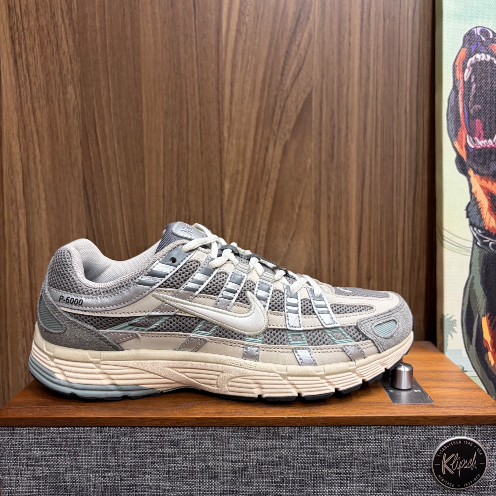 Nike P-6000 Flat Pewter size 40.5 (Fb)
