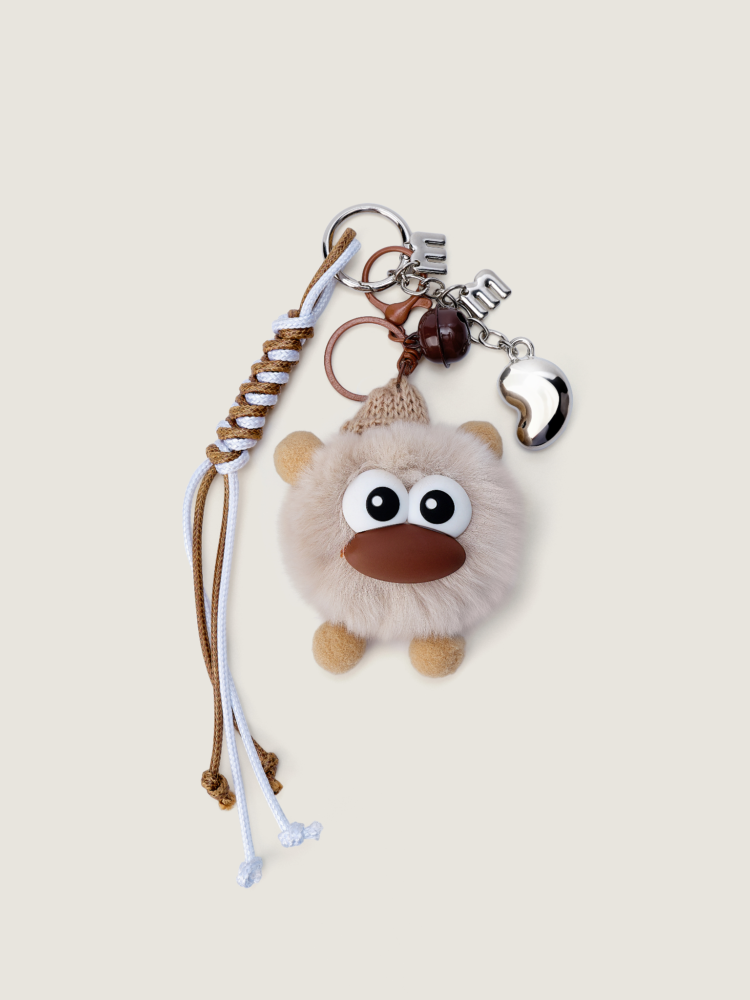 PK Cozy Buddy - Gấu Dây Kết - Kem