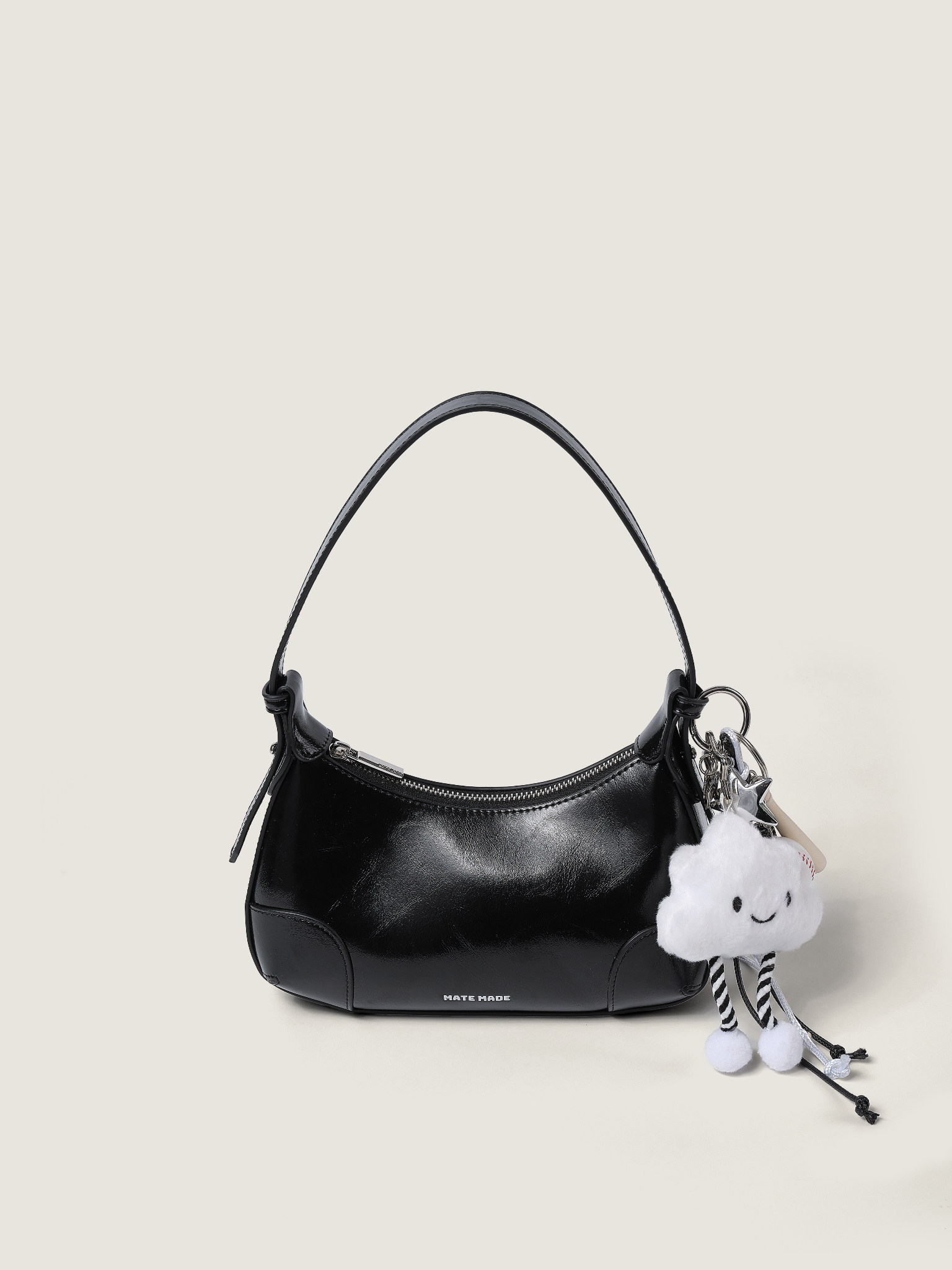TDV Aura Hobo Viền Tròn Sz 24 - Đen