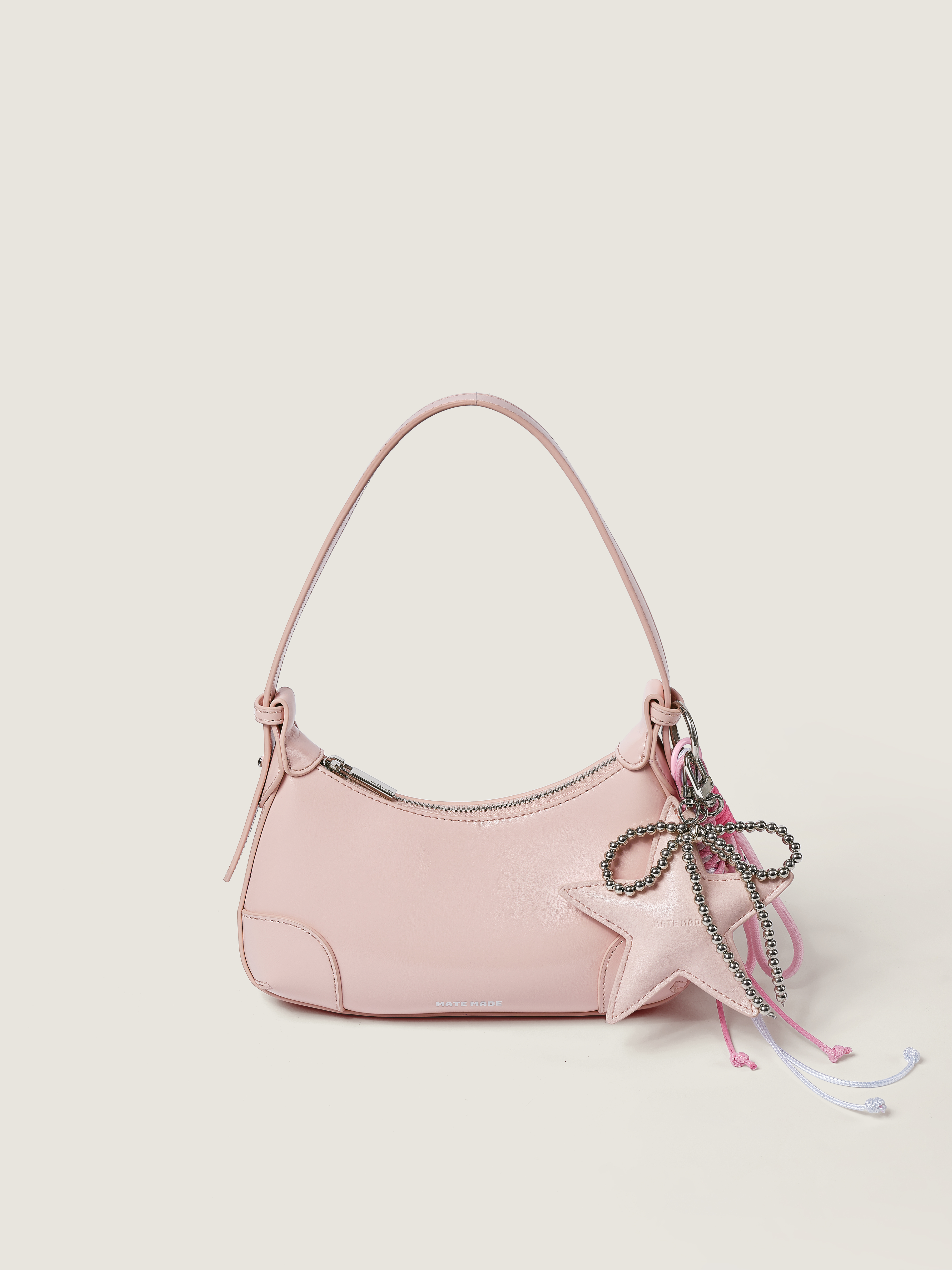 TDV Aura Hobo Viền Tròn Sz 24 - Hồng