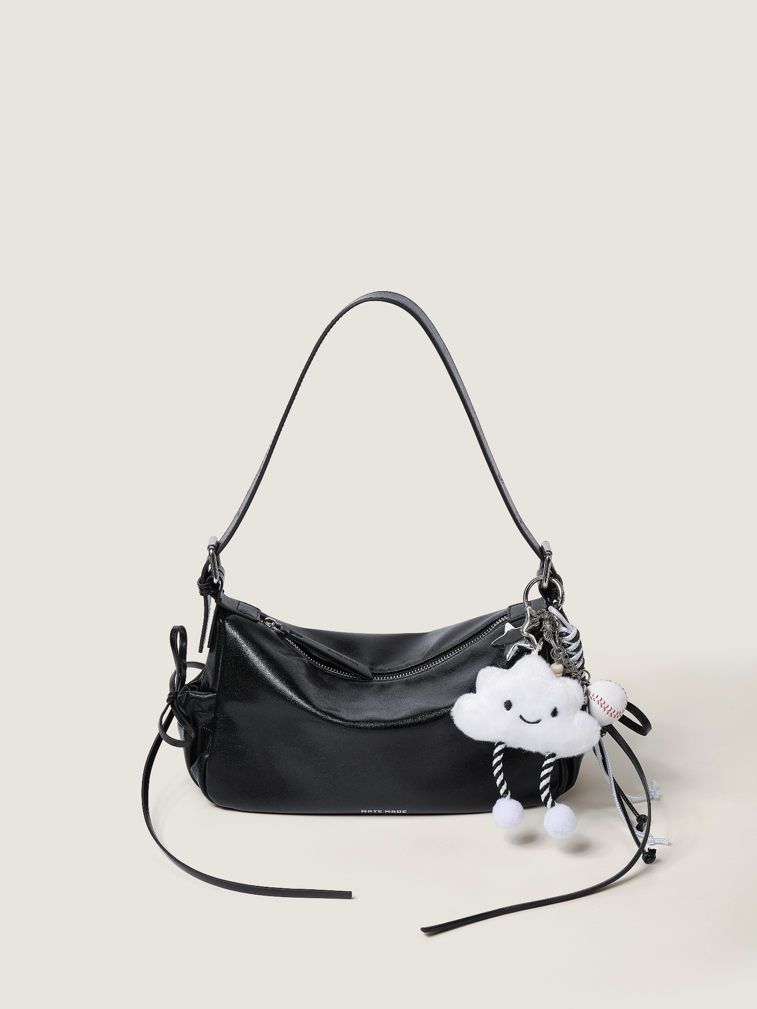 TDV Cloudy Nơ Dáng Mềm Sz 28 - Đen