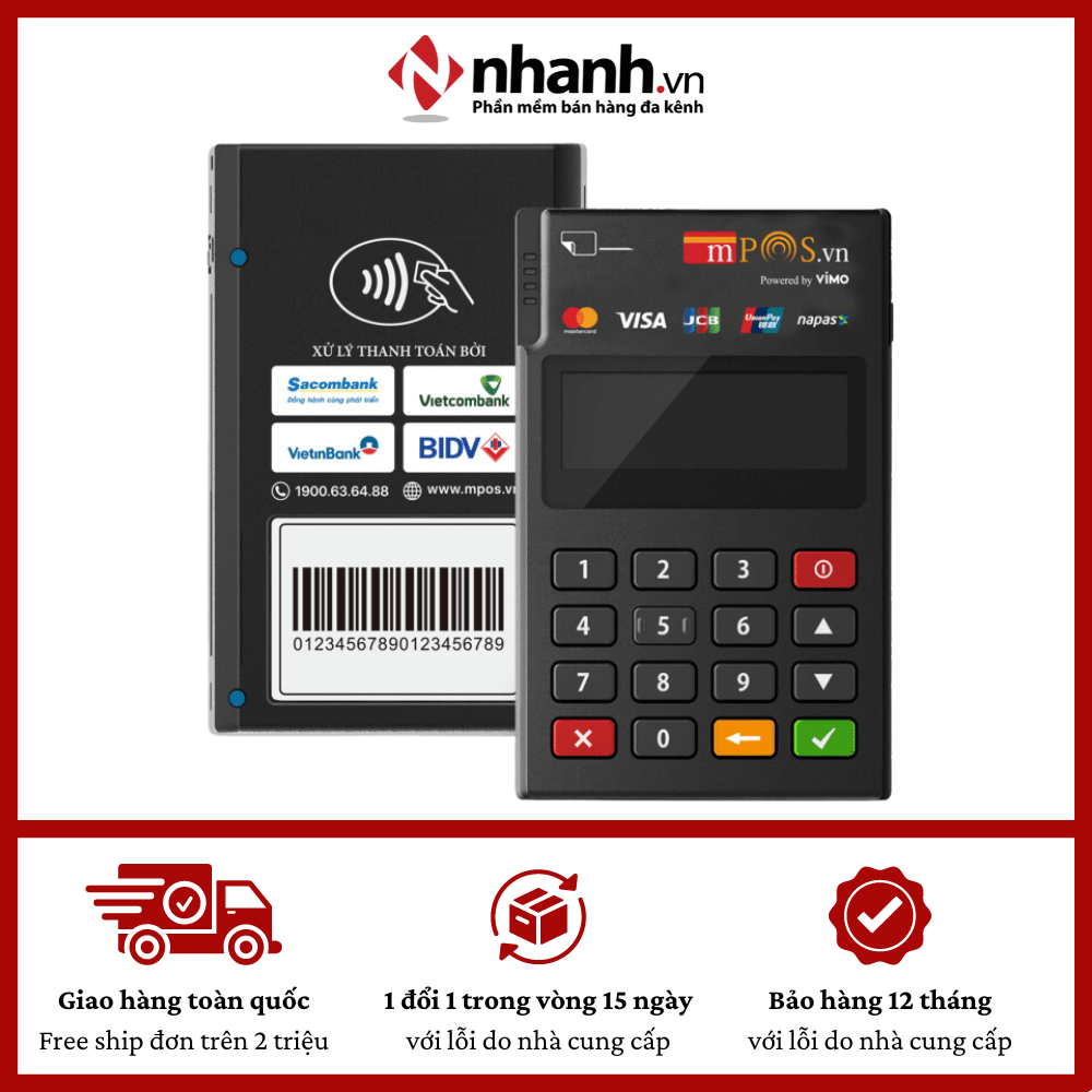 Thiết bị đọc thẻ mPOS