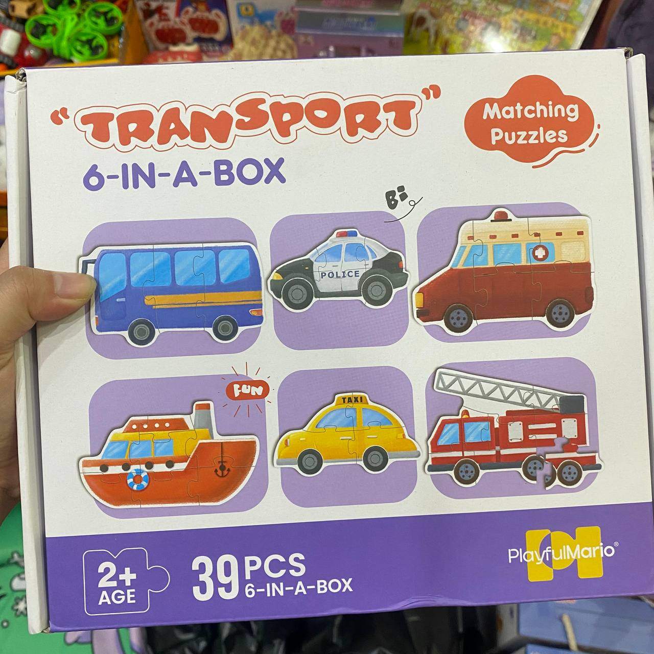 Hộp Tranh ghép oto