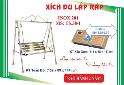 Xích đu lắp ráp inox TS.38-I