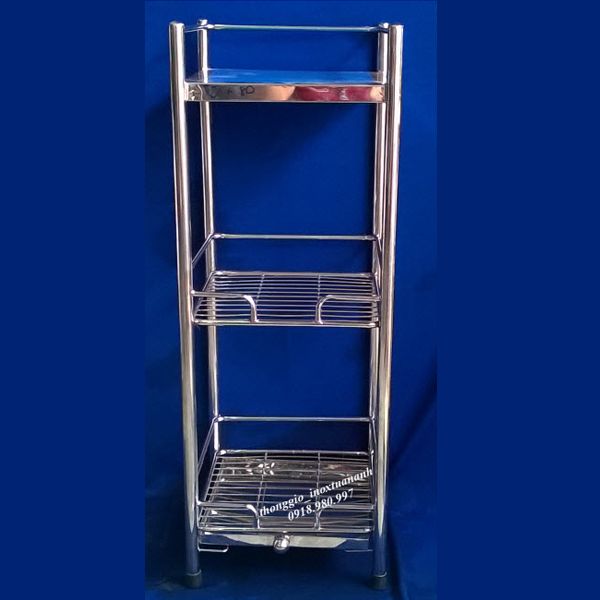 Kệ chân bình lọc inox có khay TACBLK-30