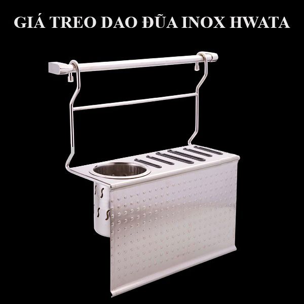 Kệ treo dao đũa inox Hwata HWKTD 02