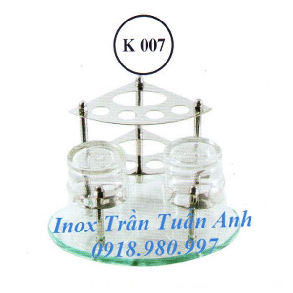 Kệ bàn chải góc inox 304 TA-K007