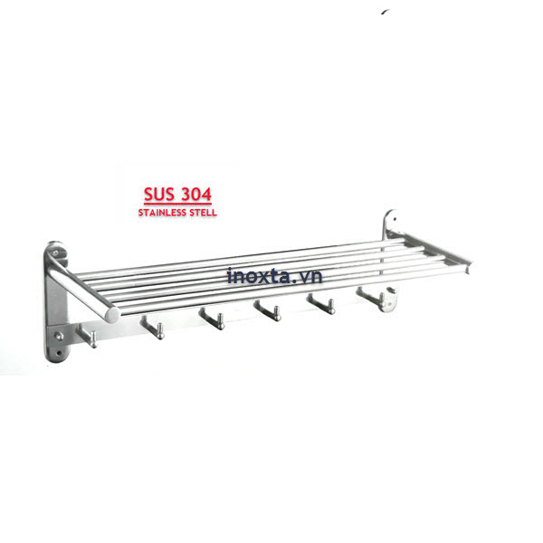 Kệ máng khăn tầng - giá treo khăn inox 304 MKT06