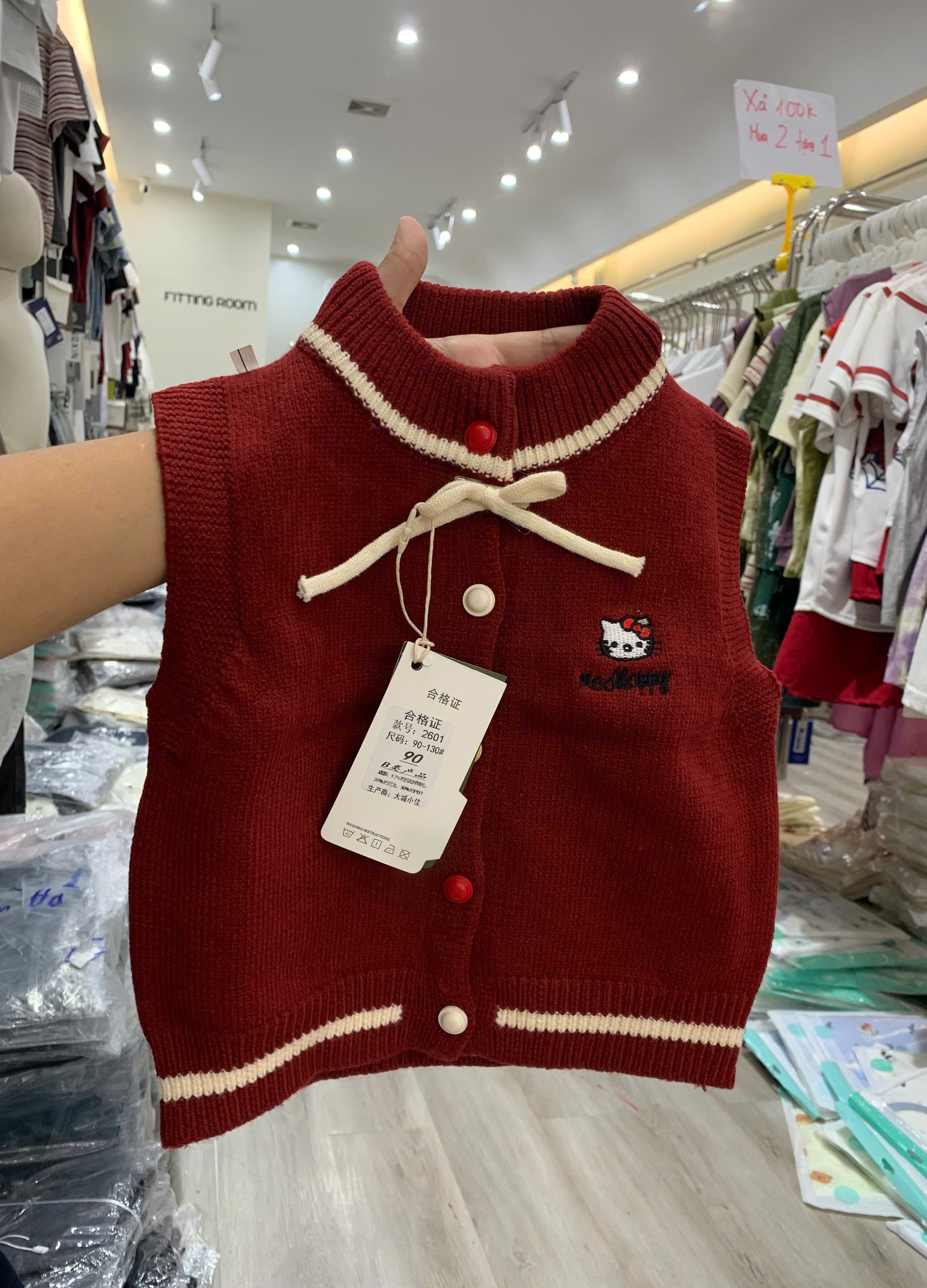 2601 gile len đỏ kitty