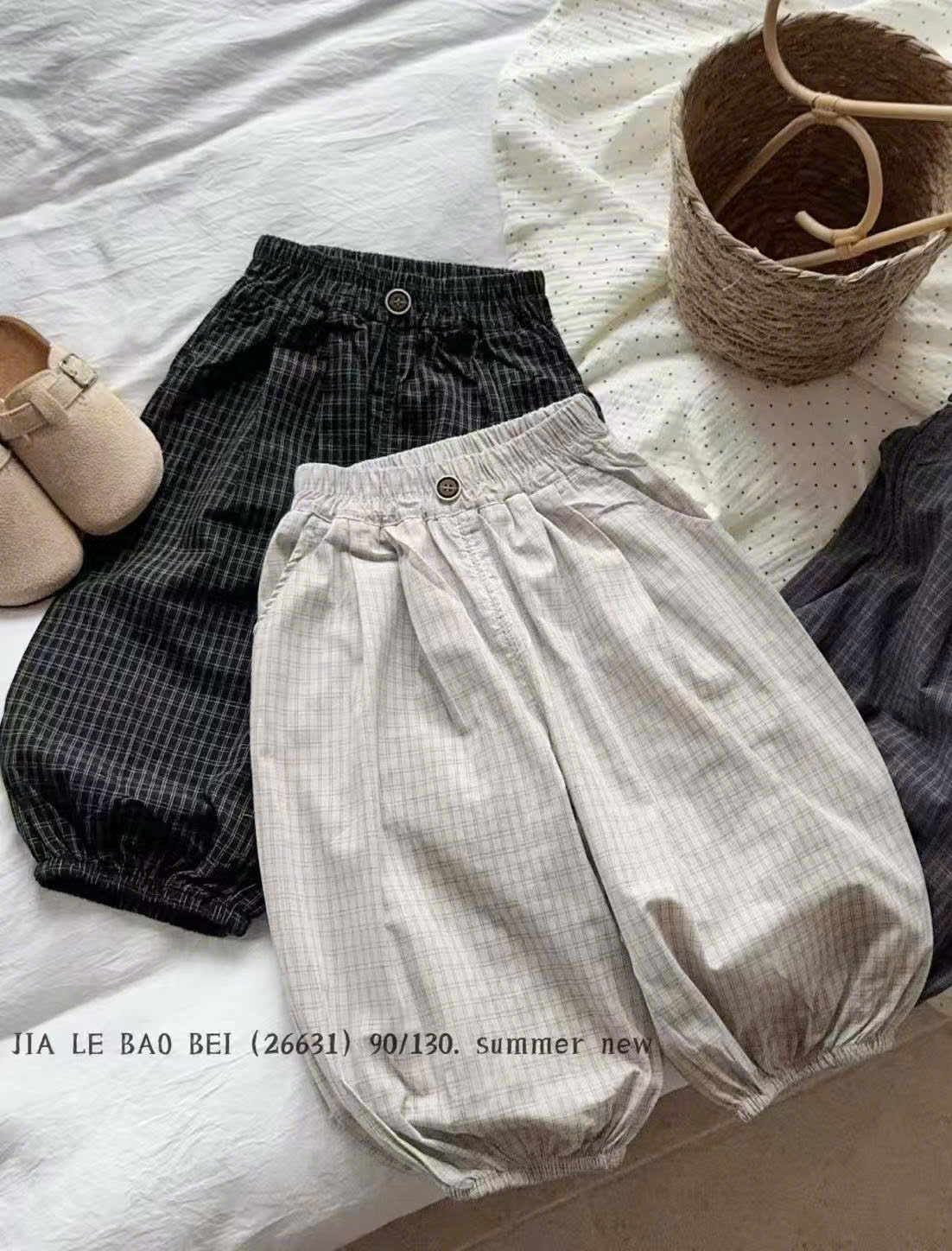 26633 quần thô kẻ