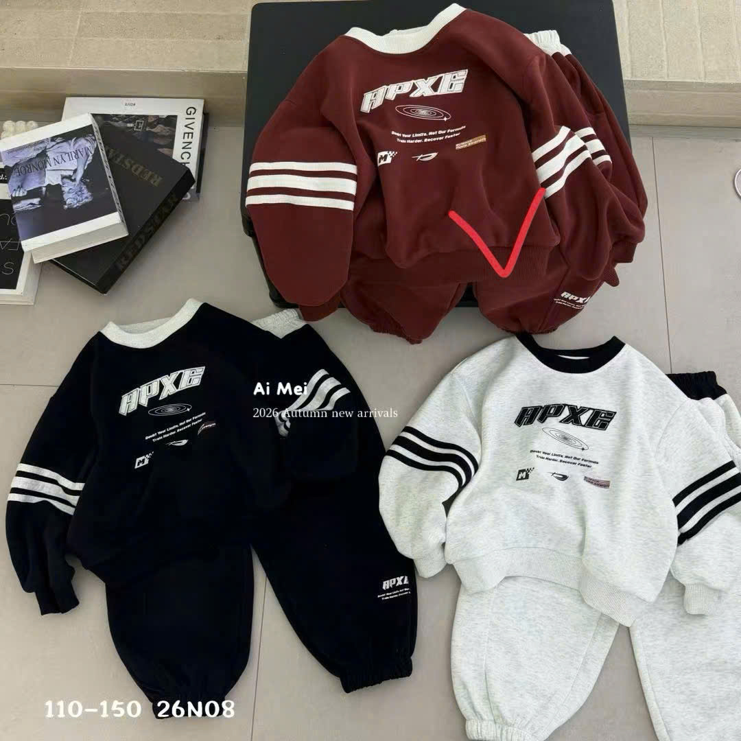 26N08 set bộ nỉ đỏ