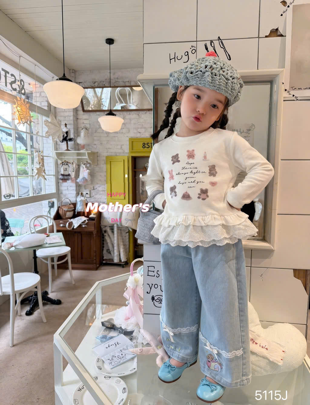 5115 áo tầng gấu