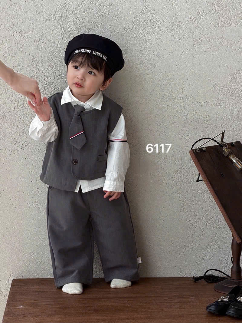 6117 set 3ct cà vạt nhí