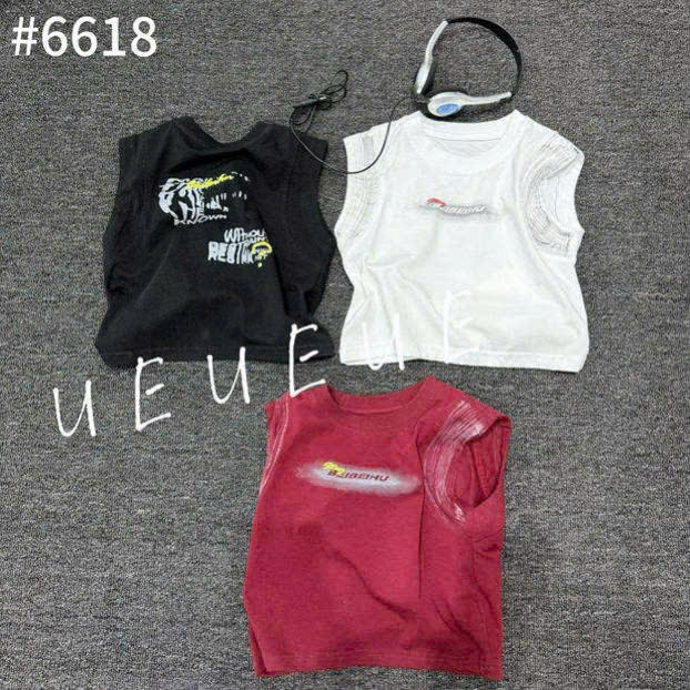 6618 áo 3 lỗ chữ Stay