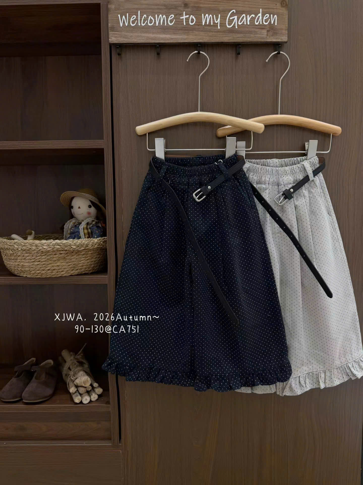CA751 quần thô chấm bi