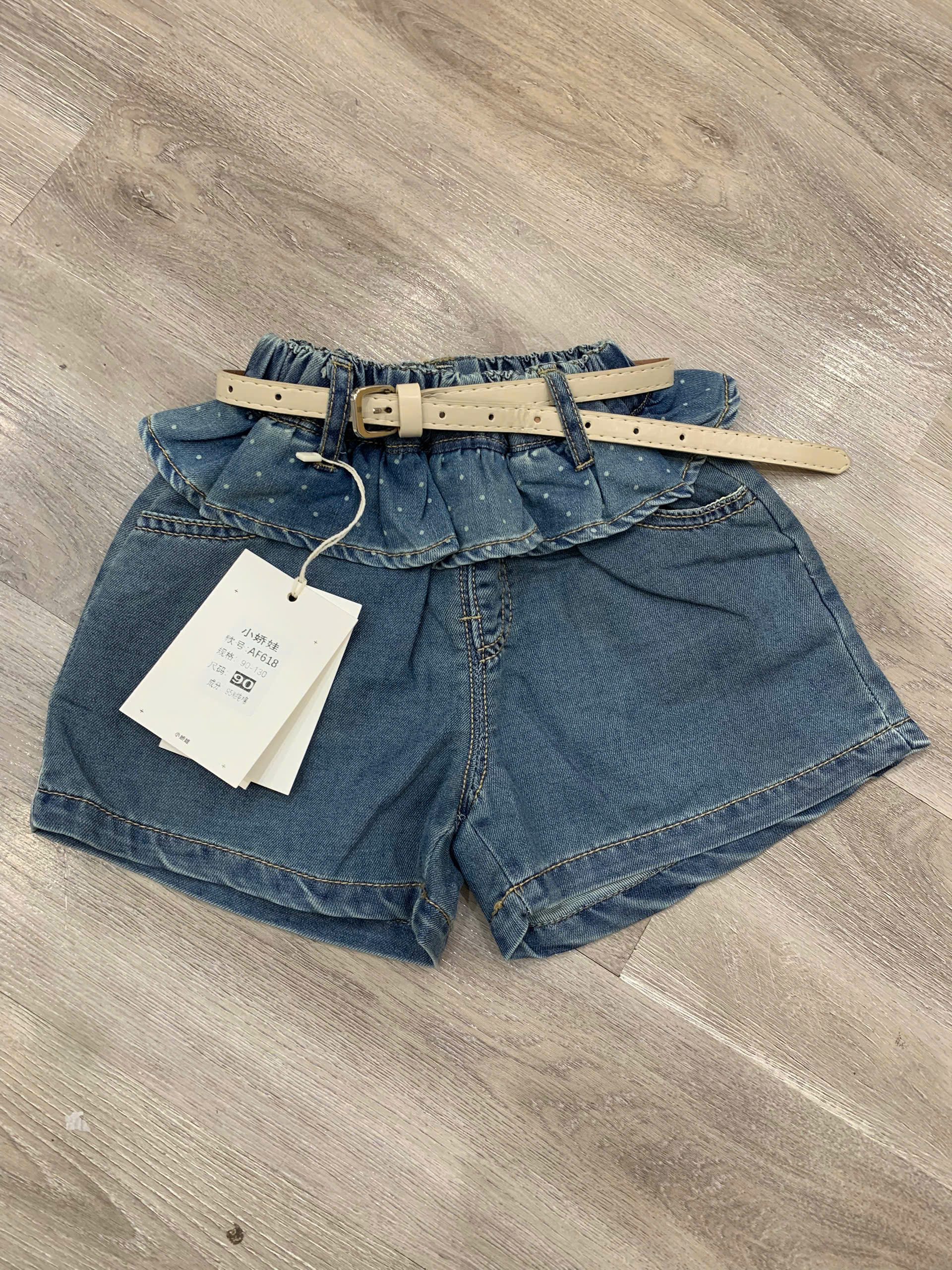 Đ618 quần đùi bèo chấm bi