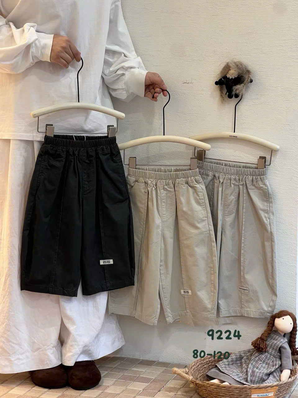 JQ9224 quần thô trơn