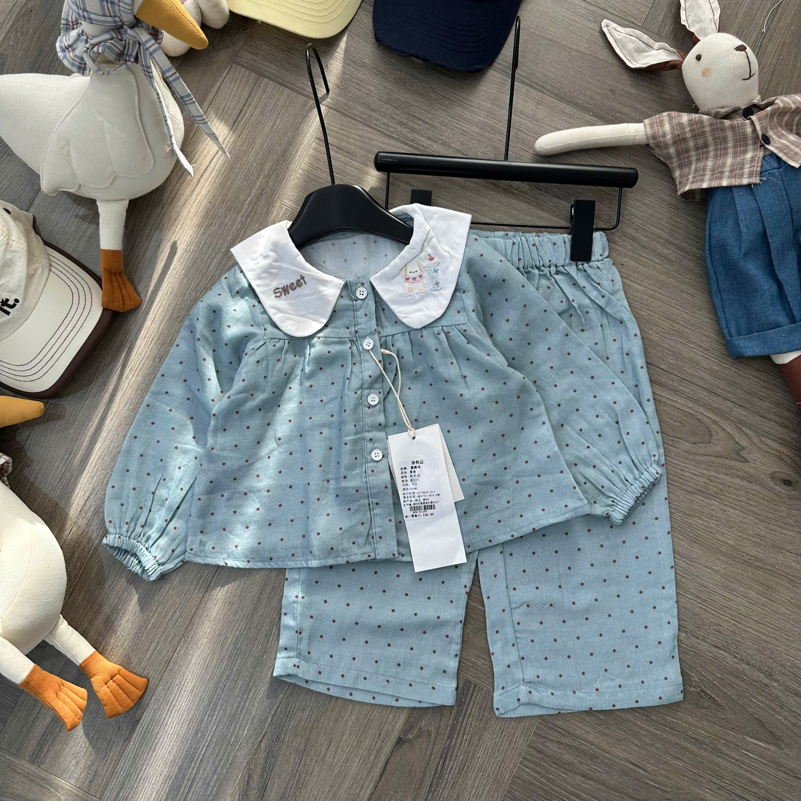 Pyjama bi xanh 8001