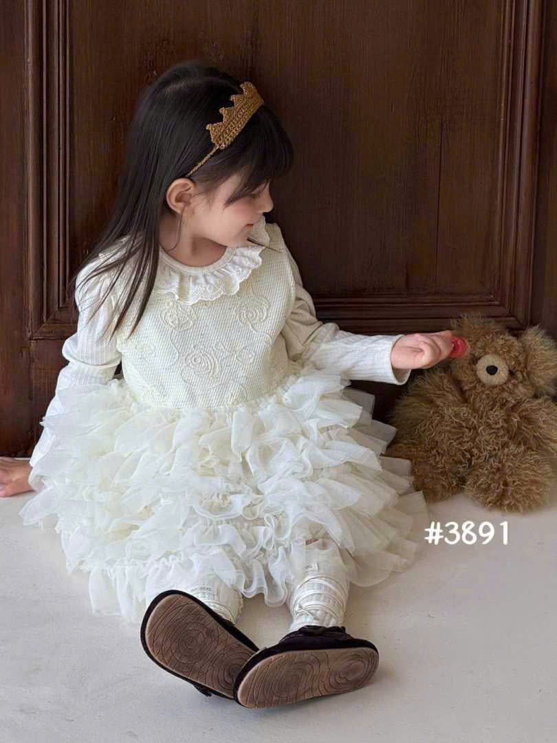 Set váy công chúa trắng S3891