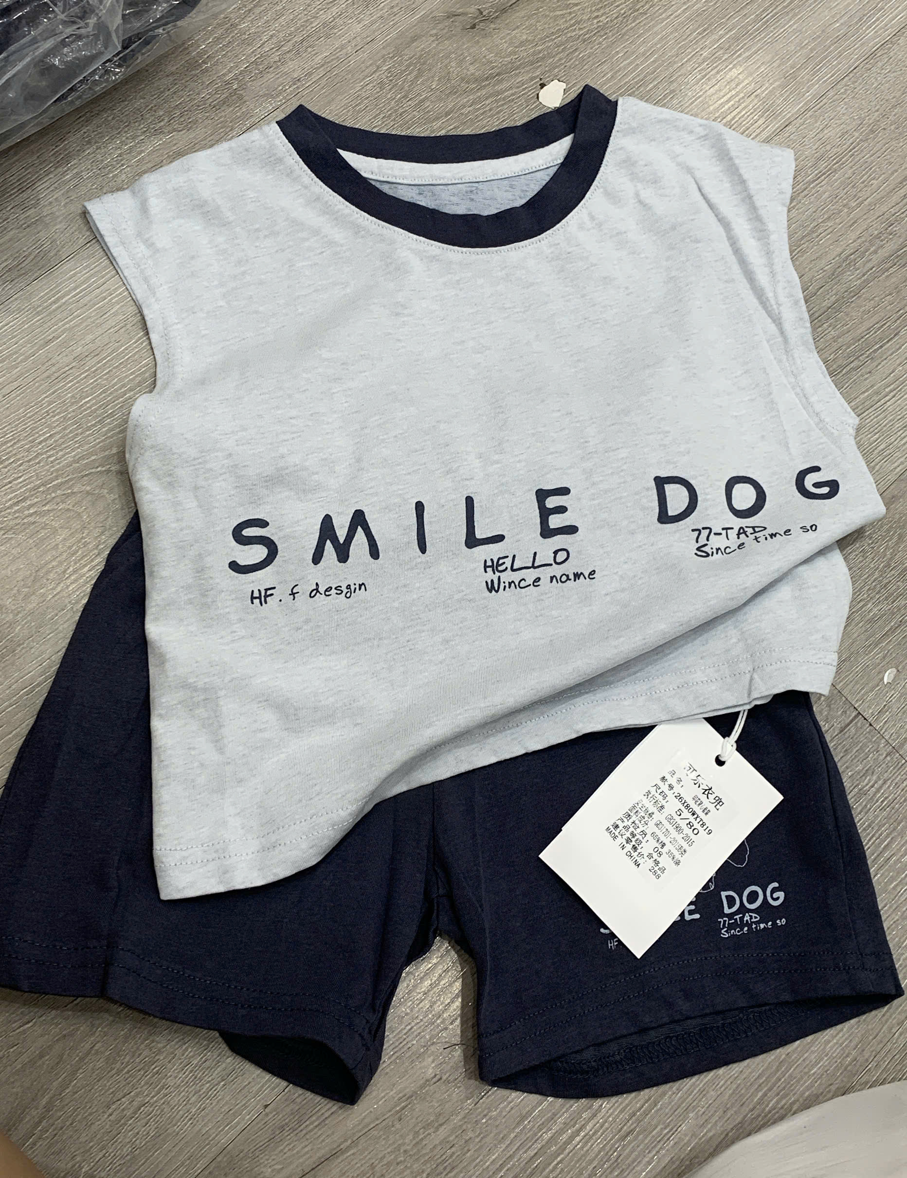 T819 bộ 3 lỗ SMILE DOG