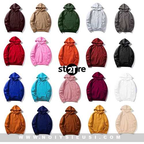 TOP 24 MÀU SẮC ÁO KHOÁC NỈ HOODIE UNISEX 2T STORE DÀY DẶN CHẤT LƯỢNG SIÊU ĐẸP