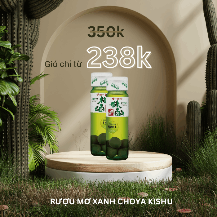 RƯỢU MƠ XANH CHOYA GIÁ CHỈ TỪ 238K