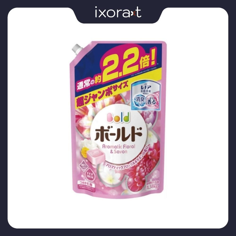 Nước Giặt Xả 2 In 1 P&G Bold Túi 1.58kg (Xanh)