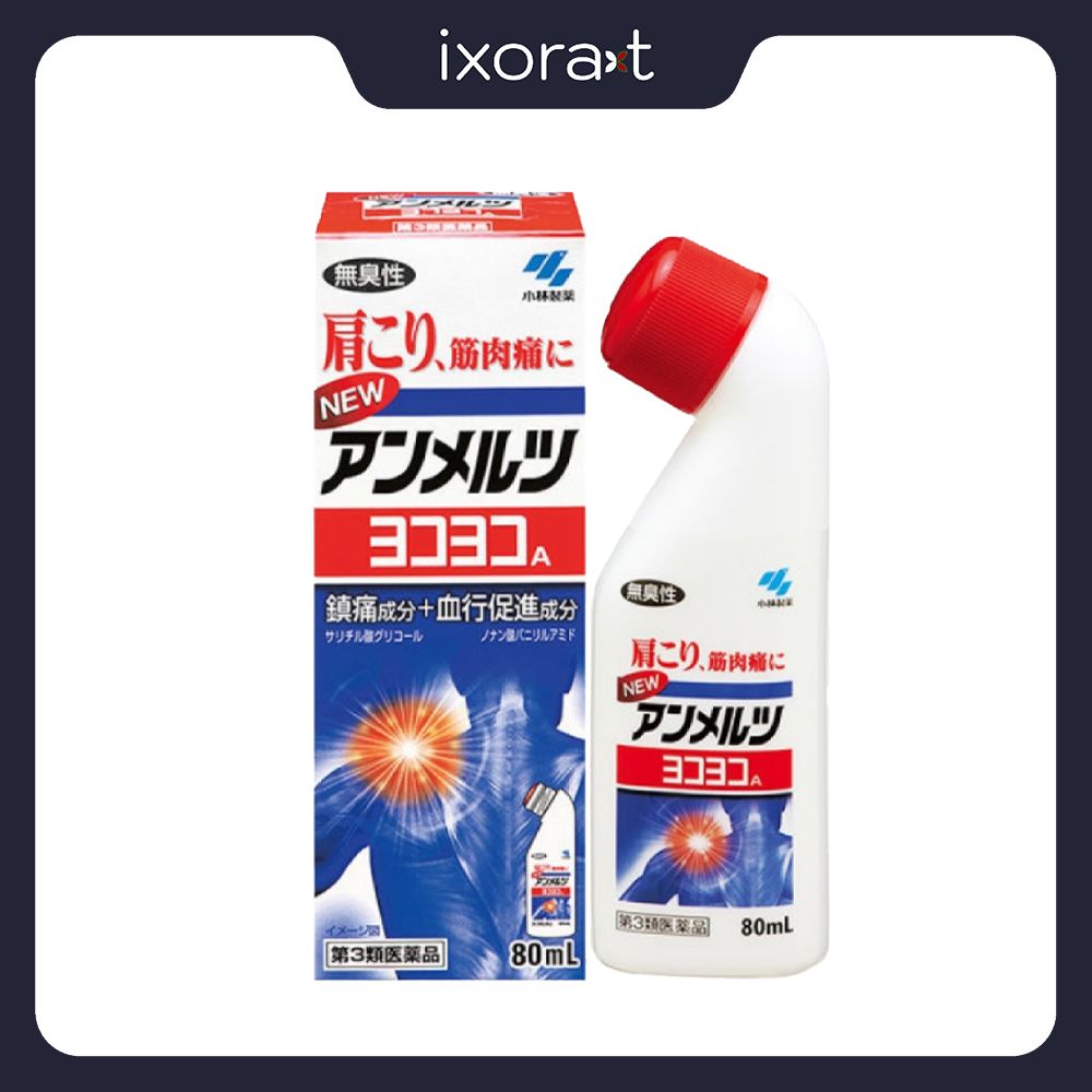 Dầu Nóng Xoa Bóp Yokoyoko Ammeltz Kobayashi 80ml