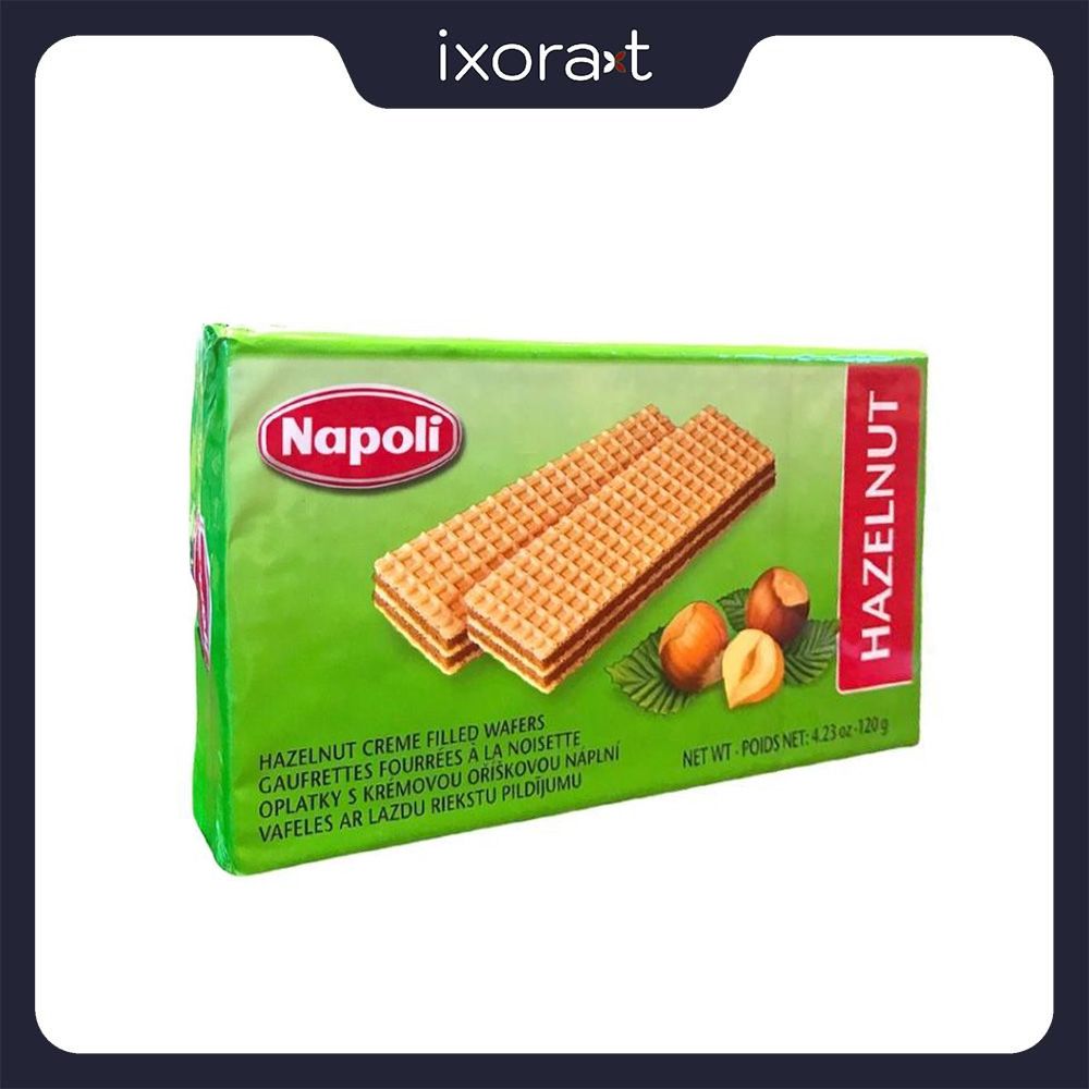 Bánh Xốp Vafer Napoli Kem Hạt Dẻ 120gr