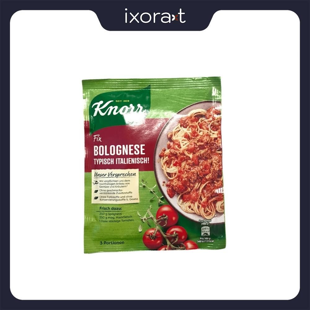 Knorr Các Loại Bột Nêm Công Thức (Spaghetti, Sốt Nấm...) Hàng Đức 42g