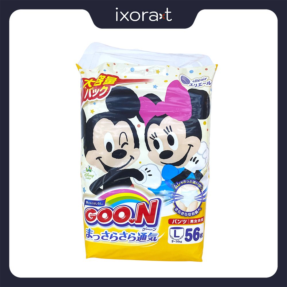 Tã Quần Goon Disney Size L (9~14Kg) 56 Miếng