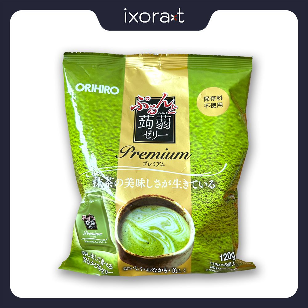 Thạch trà xanh Orihiro Matcha Konjac jelly 120g