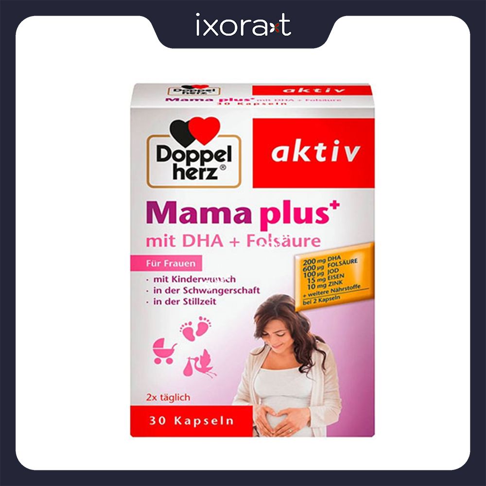 Vitamin Bầu Doppel Herz Aktiv Mama Plus DHA 30 Viên