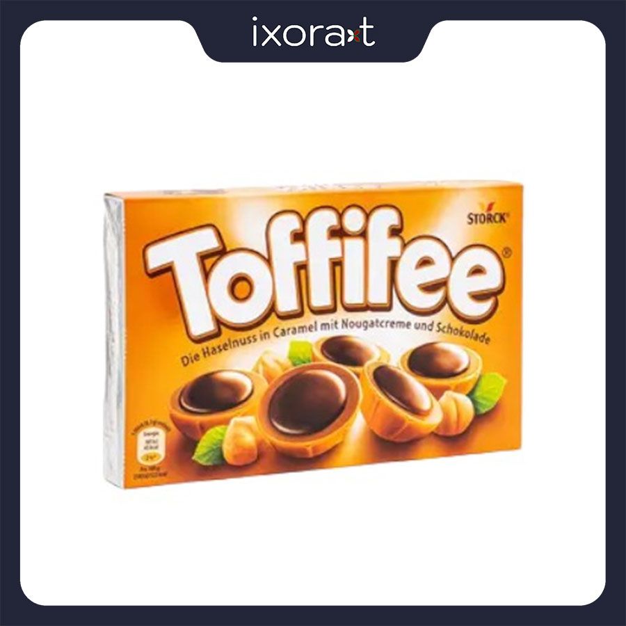 Kẹo caramel Toffifee phủ Socola nhân Hạt phỉ hộp 15 viên