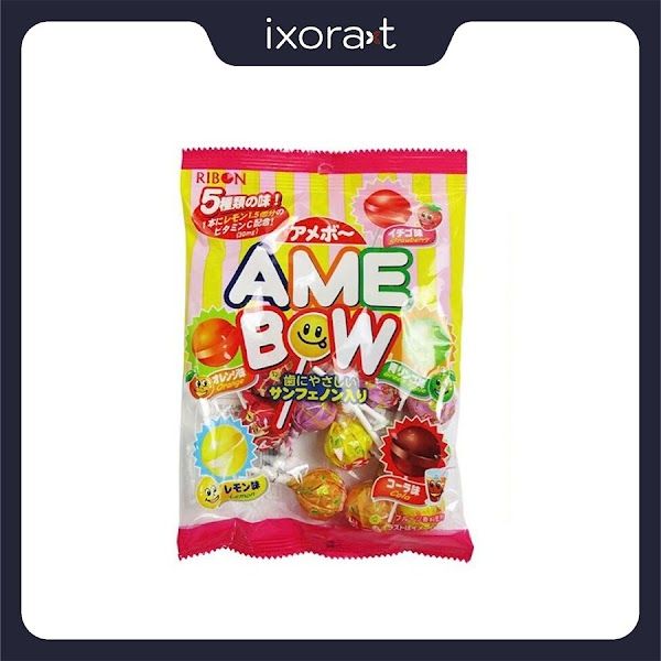 Kẹo mút trái cây Ribon Ame Bow 120g