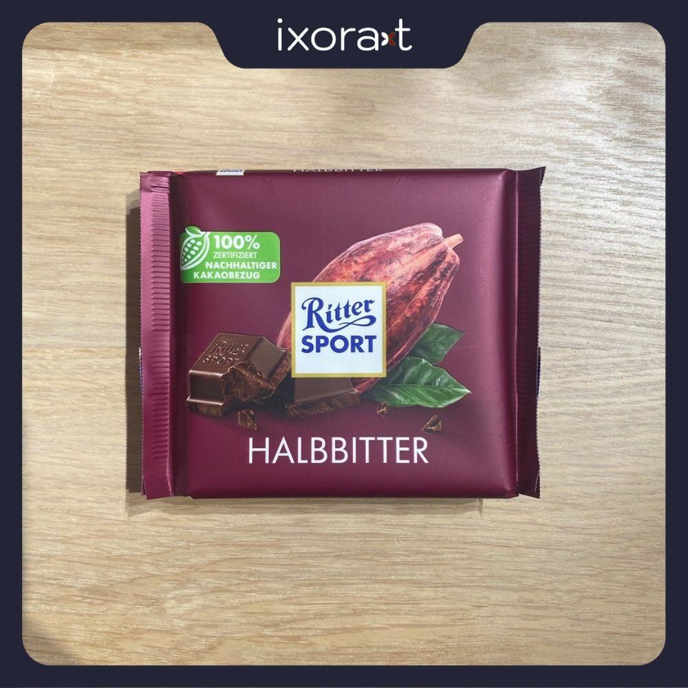 Chocolate Ritter Sport Halbbitter 100g - Hàng Đức