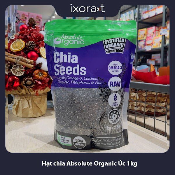 Hạt chia Absolute Organic Úc 1kg