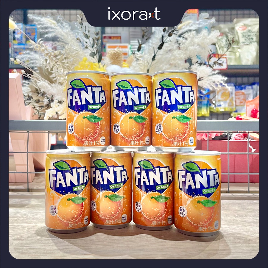 Nước ngọt Fanta Mini vị Cam lon 160ml