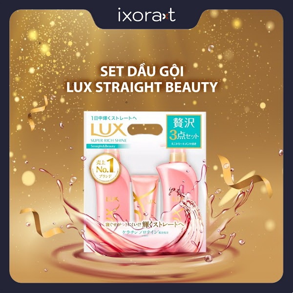 Set Dầu Gội Lux Straight Beauty Nhật Bản (400 G)